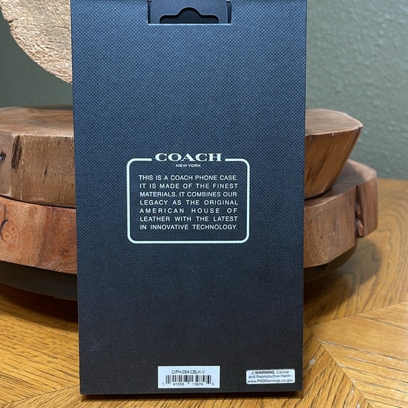 NWT COACH iPHONE CHECKER CELL PHONE CASE 12/12 PRO - Picture 7 of 15